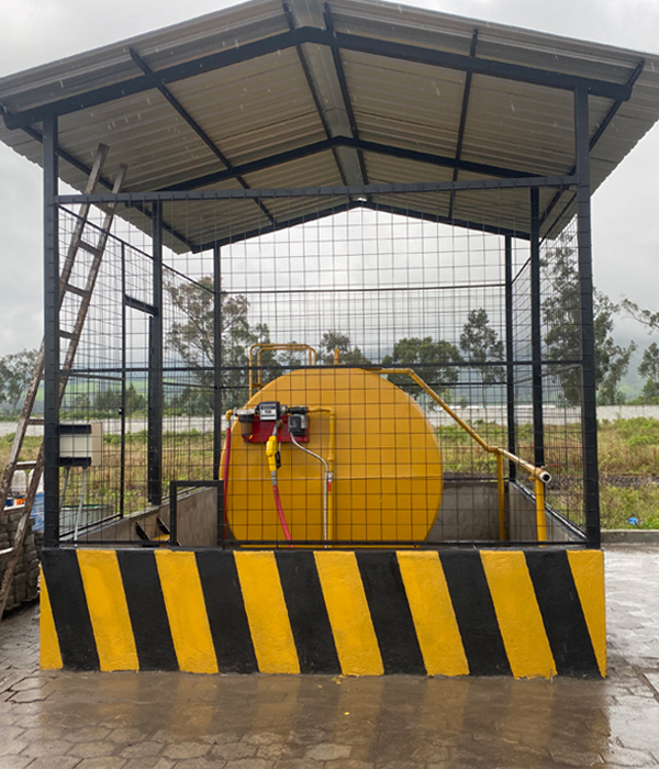 Construccion de Tanque diesel