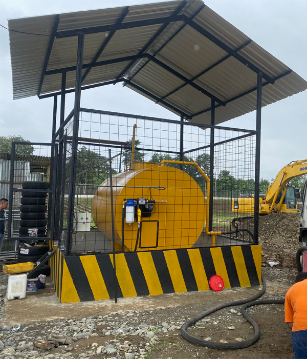 Construccion de Tanque diesel